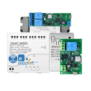 Módulo de Relé Inteligente EV-TDQ, Interruptor de Motor con Automatización WiFi, 4 Canales, 12V 24V 220V, RF433, Control por Aplicación EWelink, Compatible con Alexa y Google Home - Product Image 1