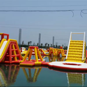 สวนน้ำแบบเป่าลมลอยน้ำได้สำหรับเล่นน้ำในทะเลสาบสำหรับปรับแต่งได้ - Product Image 2