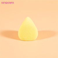 Éponge de maquillage en polyuréthane hydrophile lavable, de taille moyenne, en forme de bec de canard, pour le mélange de maquillage, vente en gros