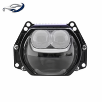 Projecteur de phare LED carré de 3 pouces, 6000K, 12V, faisceau haut/bas, double faisceau direct, super lumineux, haute luminosité, ajustement universel