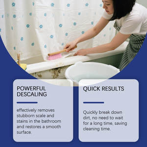 Décalcaissant pour salle de bain OEM, nettoyant puissant pour taches d'eau et traces de savon, nettoyant pour <span class=keywords><strong>carrelage</strong></span> et verre, étiquette personnalisée. OEM - Product Image 3
