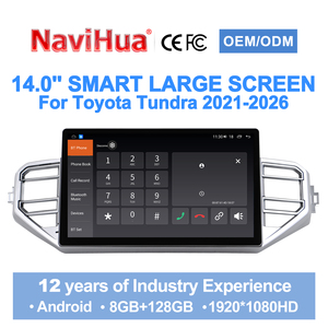 Navihua Autoradio Android con Carplay e Android Auto, Schermo Touch da 14 Pollici, Aggiornamento per Toyota Tundra Sequoia 2021-2026, Sistema Multimediale - Product Image 3