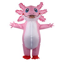 Costume gonflable de salamandre pour usine, accessoires de décoration gonflables pour Halloween et carnaval