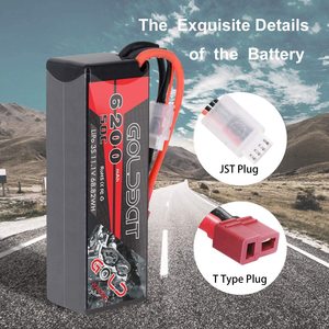 6200mAh Drone Car Sports Car High C Rate 50C 3S LiPo Battery - Product Image 2