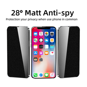 2.5D פרטיות אנטי מרגל יפן agc מסך זכוכית מחוסמת מגן מסך 9h hd ברור עבור 15 פרו 14 בתוספת 13 מיני xs שומר - Product Image 4