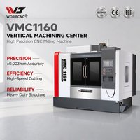 Fresadora CNC Vertical WOJIE Industrial de 24 Brazos con Cambiador Automático de Herramientas ATC VMC1160 para Producción de Componentes de Bloques de Motor