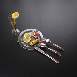 จานพลาสติกแบบใช้แล้วทิ้งสำหรับงานปาร์ตี้อาหารงานแต่งงานพุดดิ้ง - Product Image 5