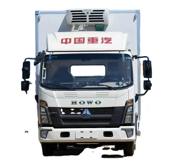 Mới HOWO tủ lạnh tủ lạnh xe tải thực phẩm lưu trữ vận chuyển sinotruk sinotruck xe tải nhẹ xe tải