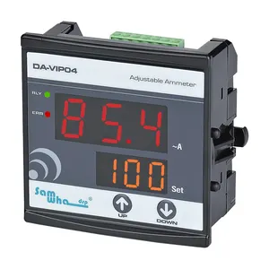 Ammeter Samwh-dsp OEM ODM DA-VIP04 Dapat Disesuaikan dengan 3 Digit Tampilan LED Pengukur Amper AC