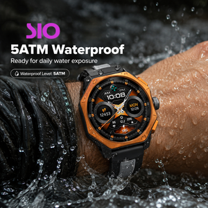 <span class=keywords><strong>Reloj</strong></span> Inteligente <span class=keywords><strong>Digital</strong></span> con Soporte para 19 Idiomas, <span class=keywords><strong>Bluetooth</strong></span> 5.3, Pantalla Táctil AMOLED Completa, 5ATM, para Deportes al Aire Libre y Uso Diario para Hombre - Product Image 5