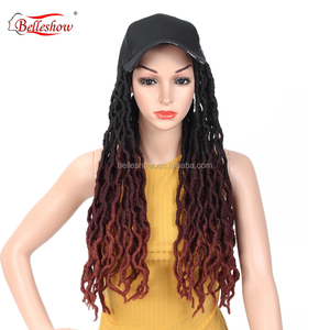 18 pulgadas sintético ombre dreadlock trenzas de pelo golden locs rizado África Twist diosa faux locs negro baloncesto - Product Image 3