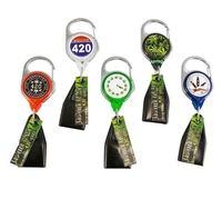 Logo personnalisé pas cher rétractable Badge bobine porte-clés laisse briquet support Clip allume-cigare manchon rétractable laisse