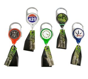 สายจูงแบบพับเก็บได้พร้อมคลิปหนีบที่จุดบุหรี่สายจูงแบบพับเก็บได้โลโก้ออกแบบได้ตามต้องการ - Product Image 3