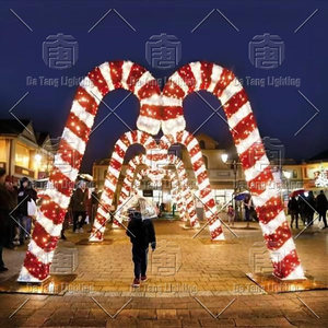 Modern Christmas Arch Tunnel Motif Lighting Outdoor LED Commercial Decoration - Product Image 2