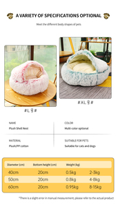 Neues <span class=keywords><strong>Design</strong></span> Großhandel <span class=keywords><strong>Custom</strong></span> Luxus Warm Fluffy Pet Cat Hunde bett - Product Image 6