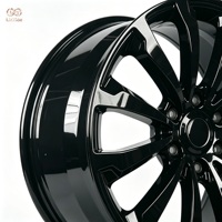 Jantes en alliage forgé monobloc 6061 T6 de 18 à 28 pouces, 6x139.7, 6 trous, noir brillant, multi-branches, pour voiture, fabrication OEM ODM