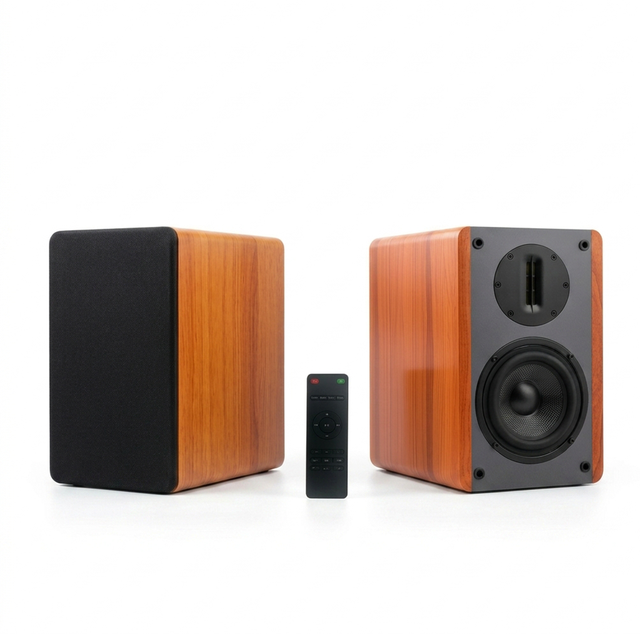 2.0 Channel Wireless Speakers for TV Home Theater Sound System USB/coax/Optical Bookshelf Active Subwoofer with Ribbon Tweeter
