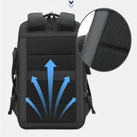 Sac à dos tendance, tissu de haute qualité, imperméable, sac à dos pour ordinateur portable, extensible, sac de voyage d'affaires avec USB