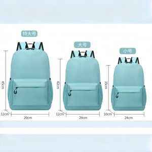 Zaini Scolastici Promozionali Personalizzati per Adolescenti, Impermeabili in Poliestere con Cerniera, Logo Stampato - Product Image 2
