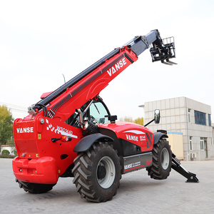Chariot télescopique 14m de hauteur de levage, <span class=keywords><strong>moteur</strong></span> <span class=keywords><strong>diesel</strong></span> Cummins, 4x4, haute garde au sol, bras articulé, pneus tout-terrain pour terrains complexes - Product Image 5