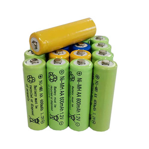 Batería recargable Ni-Mh AA de 600mAh y 1.2V para electrónica de consumo - Product Image 1
