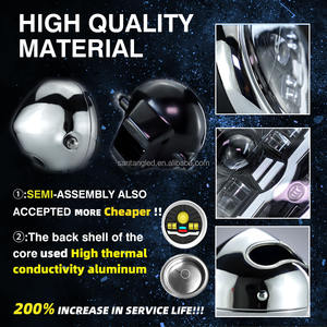 Faro moto MOTOLED da 5.75 "con gruppo copricapo per moto GN125 universale 5 3/4 pollici DC12V - Product Image 5