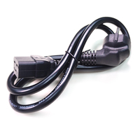 Cable de Alimentación CEE7/7 a IEC C19, Cable de PVC de 2.5mm2, Cable de Alimentación IEC 60320 C19, Cable de Alimentación CA para Servidores y PDU