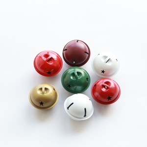 Campanella a Stella Smaltata da 4 cm - Ciondolo in Metallo per Decorazioni Albero di Natale, Forniture per Artigianato e Ornamenti Fai-da-te per le Feste - Product Image 3