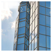 Vidrio de ventana grande de fábrica de China, Unidad de vidrio de doble aislamiento hueco, panel de vidrio de acristalamiento aislado de argón