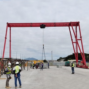 15-50톤 A형 유압식 단일 거더 갠트리 크레인, 10m 리프팅 높이, 1년 보증-화다 중공업 공장 가격 - Product Image 5