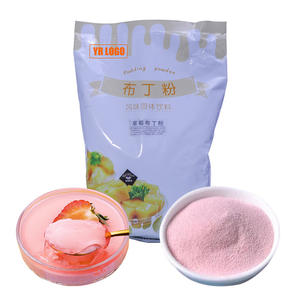 Strawberry Pudding Flavored Instant Drink Jelly <b>Powder</b> Mix for Milk Tea Bubble Tea <b>Powder</b> Supplier Instant Drink <b>Powder</b> Mix - Product Image 5