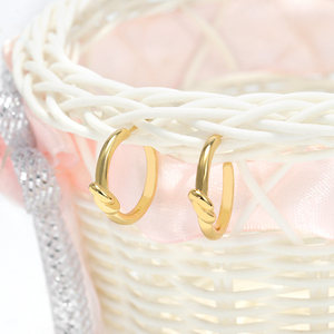 ต่างหูแบบติดหู ดีไซน์สร้างสรรค์ ทำจากทองเหลือง ประดับเพชรซิรคอน ชุบโรเดียม น่ารัก คุณภาพสูง กันน้ำ สไตล์โรแมนติกเก๋ไก๋ ของขวัญเครื่องประดับสำหรับผู้หญิง - Product Image 2