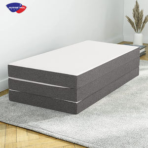 Colchones de espuma plegables de alta densidad, superventas, cómodos y transpirables, lavables, colchones de espuma viscoelástica plegables, Topper - Product Image 5