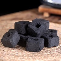 Briquettes de charbon de bambou de Groenland sans fumée, certifiées ISO9001, faible teneur en cendres (3%)