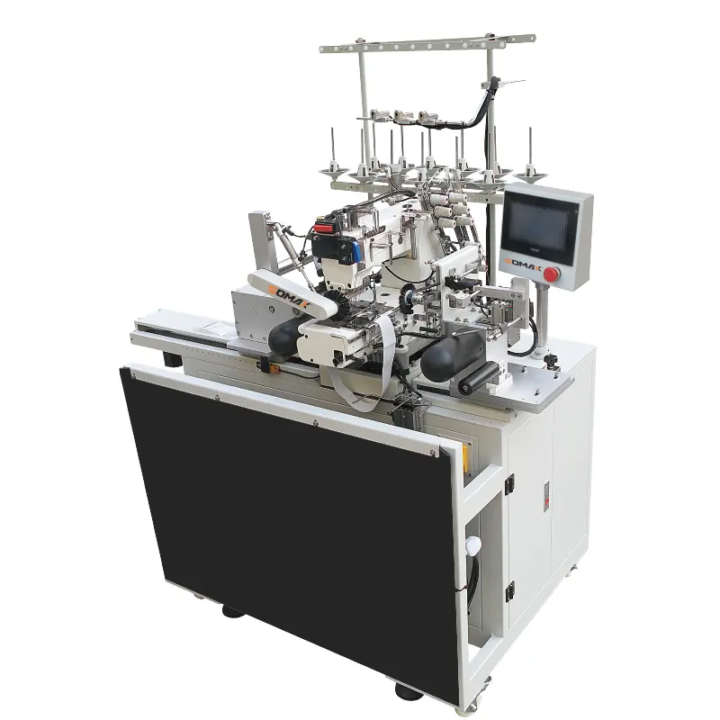 Somax SM-10 ماكينة خياطة متعددة الإبر آلية للخصر، ماكينة خياطة مرنة لربط الخصر