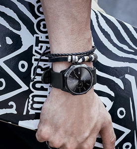 <span class=keywords><strong>Bracelet</strong></span> de montre en caoutchouc fluoré FKM 20mm 22mm 24mm <span class=keywords><strong>Bracelet</strong></span> de montre à dégagement rapide 19MM 21MM 23MM - Product Image 5