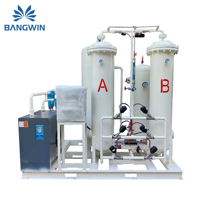 Kemurnian BW 93%-99.99% harga pabrik penghasil oksigen moneter untuk pengisian silinder
