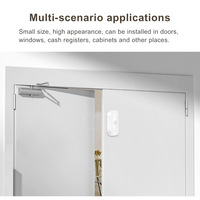 Sensor Magnético Inteligente Wi-Fi para Puerta/Ventana, Detector de Movimiento y Vibración en Tiempo Real, Control Remoto por Aplicación, Alarma de Presencia Humana