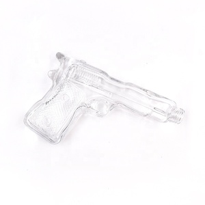 Botella de vidrio en forma de pistola de 250 ml, líquido de uso especial con corcho o tapón de rosca, decoración de cerveza <span class=keywords><strong>para</strong></span> uso doméstico - Product Image 5