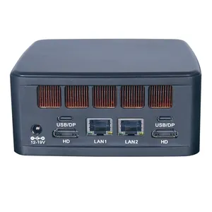 Wholesale AMD NUC 6000/7000 Series Mini PC Dual Display 2*Type-C DP 8K Supported 2*DDR5 Max 64GB SSD Desktop Mini PC