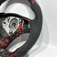 Expédition directe d'usine pour volant de course en fibre de carbone forgée rouge pour BMW 2006-2013 E90 E91 E92 M3 Coupé, amélioration de l'intérieur
