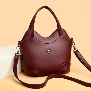 Bolsos de Hombro de Moda para Mujer, Estilo <span class=keywords><strong>Clemence</strong></span>, Bolso de Mano Vintage de PU, Gran Capacidad, Bolsos de Mano de Cuero PU para Mujer 2026 - Product Image 5