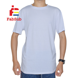 Camisetas <span class=keywords><strong>para</strong></span> Sublimación 100% Poliéster con Tacto de Algodón Talla Estadounidense Camisetas de Poliéster en Blanco <span class=keywords><strong>para</strong></span> Sublimar Camisetas Lisas <span class=keywords><strong>para</strong></span> Impresión Personalizada - Product Image 1