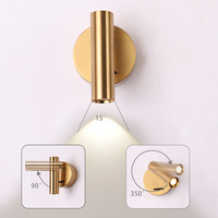 Lampe murale de lecture ZeroUNO, lampe de chevet pour hôtel, lampe de lecture moderne, éclairage de tête de lit pour hôtel
