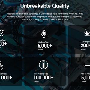 Ulefone Armor X31 Pro, Teléfono Inteligente Resistente con Octa Core, CDMA, 5G, 8+256GB, Pantalla de 6.56 Pulgadas, Visión Nocturna de 25MP, Cámara Principal de 64MP, Batería de 6050mAh, Android - Product Image 5