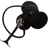 Ventilador de Refrigeración para Autobús de 12V/24V CC con Aspas de Silicona Suave 360 °   Soporte Ajustable Universal para Camiones, Autobuses, Autocares y Autocaravanas
