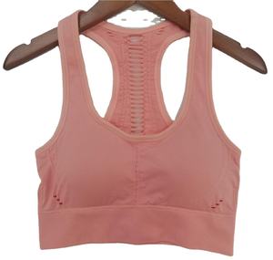 <span class=keywords><strong>Santoni</strong></span> – soutien-gorge de sport double couche en tricot 3D sans couture pour femmes, avec rembourrage amovible et dos nageur en maille fantaisie - Product Image 1