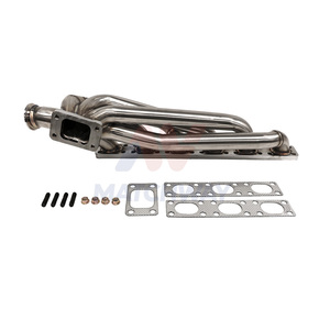 Colector de Escape Turbo de Alto Rendimiento MATCHWAY de Acero Inoxidable 304 Cepillado de 3 mm de Grosor y 42 mm de Diámetro Exterior para <span class=keywords><strong>BMW</strong></span> E36 <span class=keywords><strong>M50</strong></span> M52 S50 S52 - Product Image 1