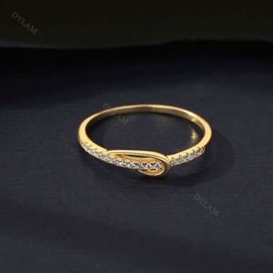 Dylam Fast Shipping Romantic Wedding Engagement Finer 925 Sterling <b>Thin</b> <b>Rings</b> AAAAA Cubic Zircon Silver <b>Ring</b> - Product Image 6