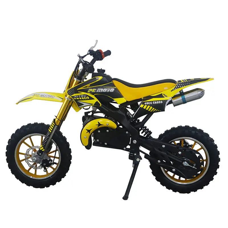 Prezzo ragionevole motore monocilindrico fuoristrada moto 49cc 2 tempi Dirt Bike in vendita